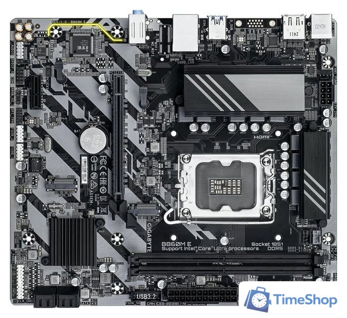 Материнская плата Gigabyte B860M E - Изображение №2 — Интернет-магазин Time-Shop