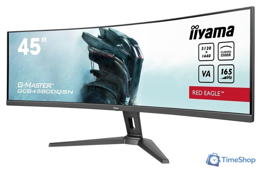 Игровой монитор iiyama G-Master Red Eagle Curved GCB4580DQSN-B1 - Изображение №2 — Интернет-магазин Time-Shop