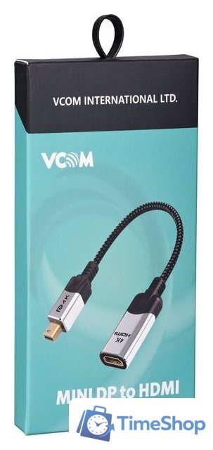 Адаптер VCOM CG616M-0.15 miniDisplayPort - HDMI (nan м, черный/серый) - Изображение №2 — Интернет-магазин Time-Shop