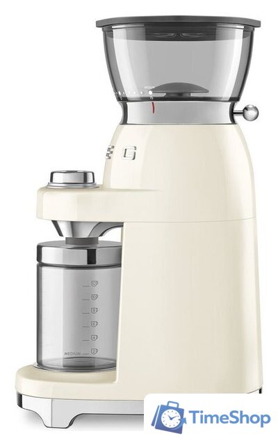 Электрическая кофемолка Smeg CGF03CREU - Изображение №2 — Интернет-магазин Time-Shop