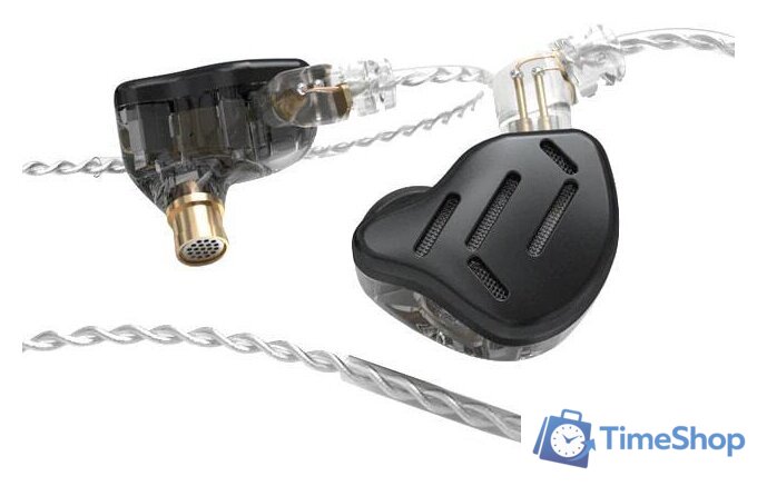 Наушники KZ Acoustics ZAX (без микрофона, черный) - Изображение №1 — Интернет-магазин Time-Shop