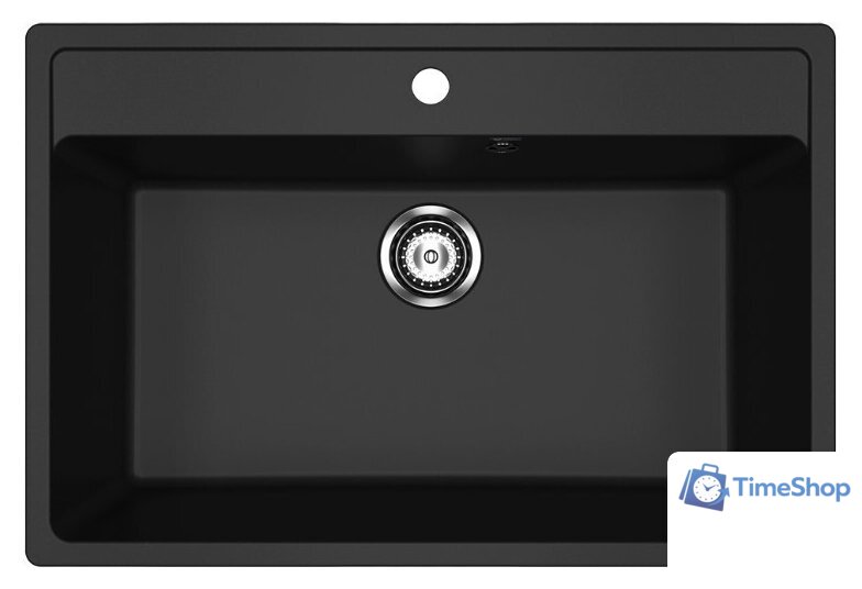Кухонная мойка Ulgran U-600 (344 ультра-черный) - Изображение №1 — Интернет-магазин Time-Shop