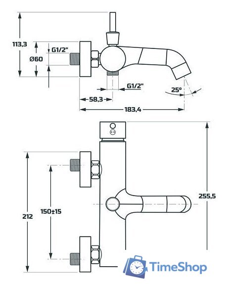 Смеситель Maxonor Pure Life PL3287-6 - Изображение №4 — Интернет-магазин Time-Shop