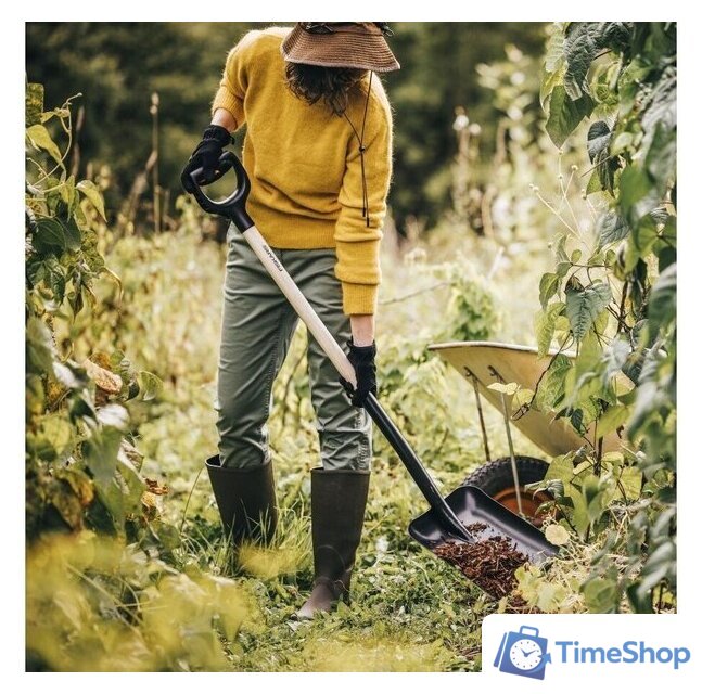 Лопата совковая Fiskars 1066723 - Изображение №4 — Интернет-магазин Time-Shop