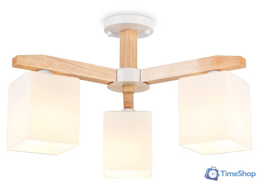 Люстра средней высоты Ambrella light TR83115/3 WH/LW - Изображение №2 — Интернет-магазин Time-Shop