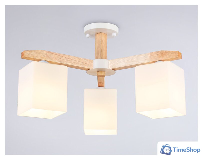 Люстра средней высоты Ambrella light TR83115/3 WH/LW - Изображение №1 — Интернет-магазин Time-Shop