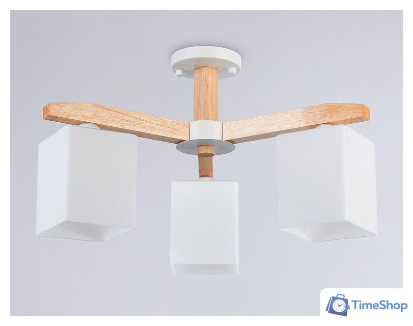 Люстра средней высоты Ambrella light TR83115/3 WH/LW - Изображение №3 — Интернет-магазин Time-Shop
