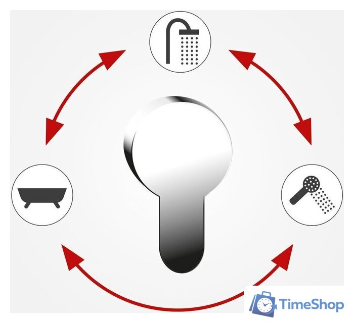 Душевая система  Ferro Fiesta Chrom NP79BFI13U - Изображение №6 — Интернет-магазин Time-Shop