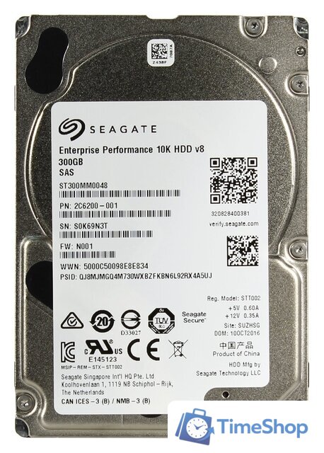 Жесткий диск Seagate Enterprise Performance 10K v.8 300GB [ST300MM0048] - Изображение №1 — Интернет-магазин Time-Shop