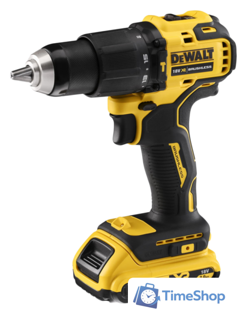 Ударная дрель-шуруповерт DeWalt DCD709S2T (с 2-мя АКБ) - Изображение №2 — Интернет-магазин Time-Shop