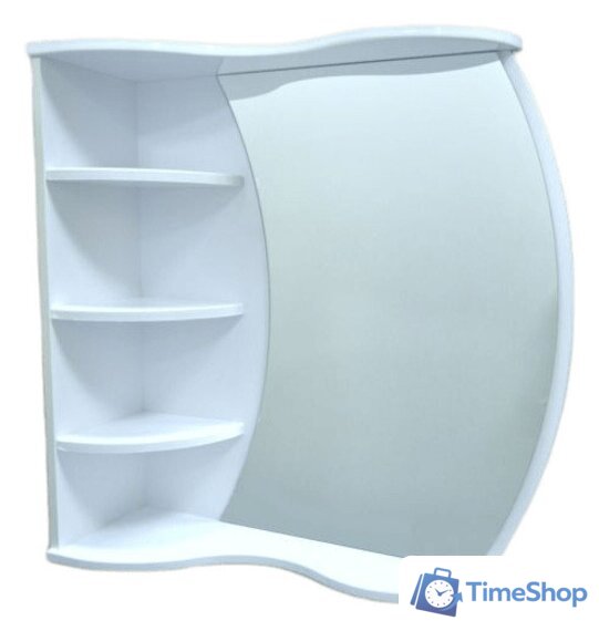  Гамма Шкаф с зеркалом 18м (белый) - Изображение №1 — Интернет-магазин Time-Shop