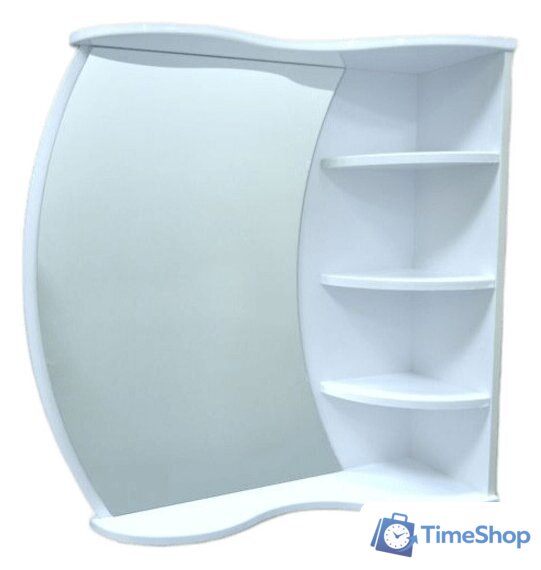  Гамма Шкаф с зеркалом 18м (белый) - Изображение №2 — Интернет-магазин Time-Shop