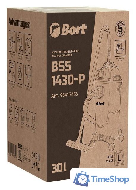Пылесос Bort BSS-1430-P - Изображение №12 — Интернет-магазин Time-Shop