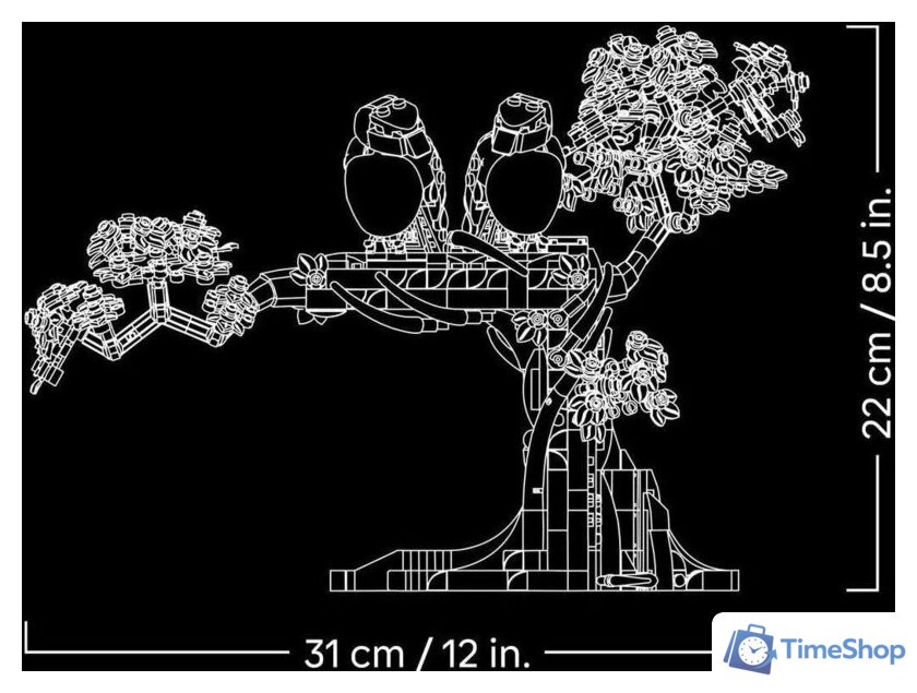 Конструктор LEGO Ideas 21365 Влюблённые птицы - Изображение №14 — Интернет-магазин Time-Shop
