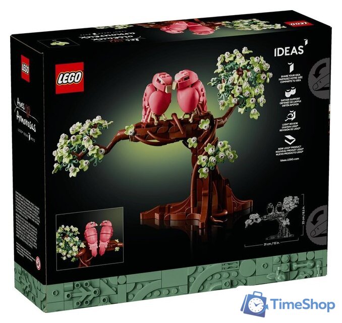 Конструктор LEGO Ideas 21365 Влюблённые птицы - Изображение №15 — Интернет-магазин Time-Shop