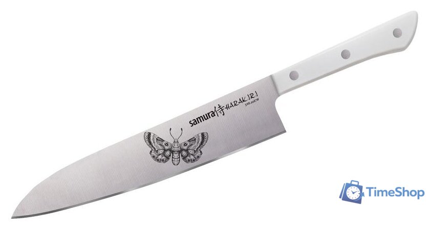 Кухонный нож Samura Harakiri SHR-0087W - Изображение №2 — Интернет-магазин Time-Shop