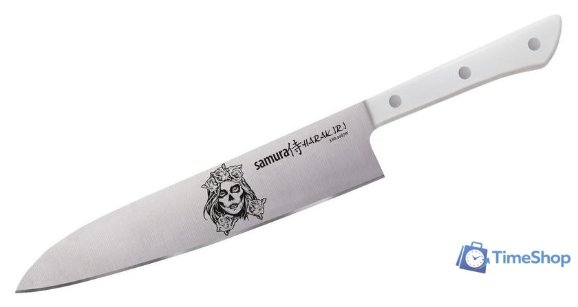 Кухонный нож Samura Harakiri SHR-0087W - Изображение №3 — Интернет-магазин Time-Shop