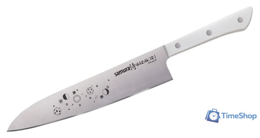 Кухонный нож Samura Harakiri SHR-0087W - Изображение №4 — Интернет-магазин Time-Shop