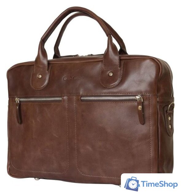 Мужская сумка Carlo Gattini Fratello 1014-02 (коричневый) - Изображение №1 — Интернет-магазин Time-Shop