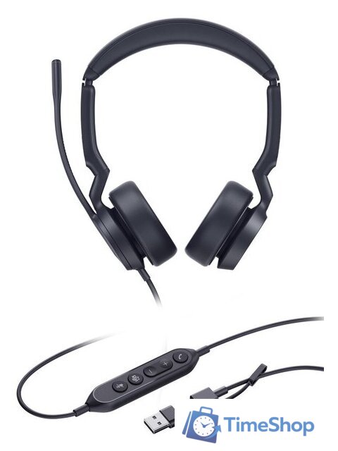 Офисная гарнитура Yealink UH44 Dual UC USB-C/A - Изображение №2 — Интернет-магазин Time-Shop