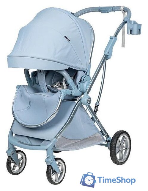 Коляска прогулочная «книга» Farfello Fest Lux FL-8 (небесно-голубой) - Изображение №1 — Интернет-магазин Time-Shop