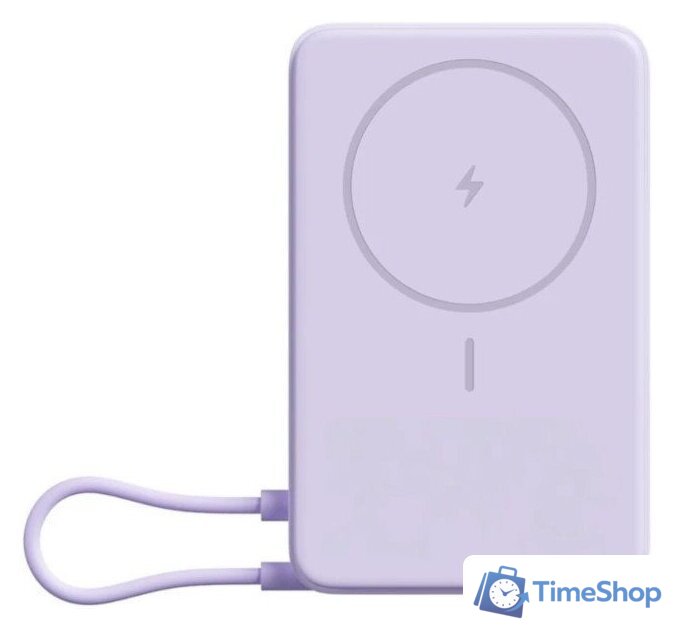 Внешний аккумулятор Xiaomi Magnetic Power Bank with Built-in Stand WPB1007Z 10000mAh (сиреневый, международная версия) - Изображение №1 — Интернет-магазин Time-Shop