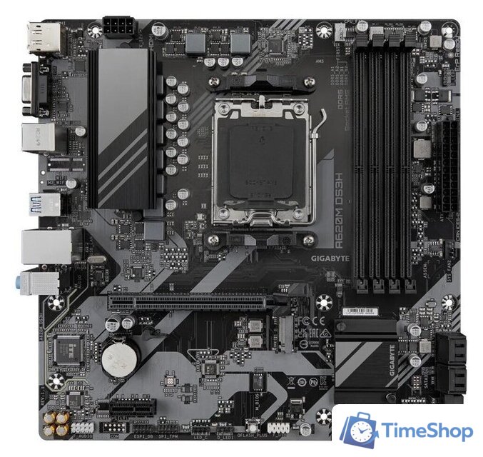Материнская плата Gigabyte A620M DS3H (rev. 1.1) - Изображение №1 — Интернет-магазин Time-Shop