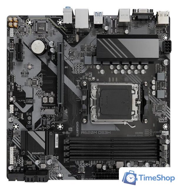 Материнская плата Gigabyte A620M DS3H (rev. 1.1) - Изображение №2 — Интернет-магазин Time-Shop