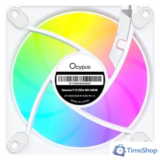 Комплект вентиляторов для корпуса Ocypus Gamma F12 Elite WH ARGB Reverse Blade 3IN1 - Изображение №3 — Интернет-магазин Time-Shop