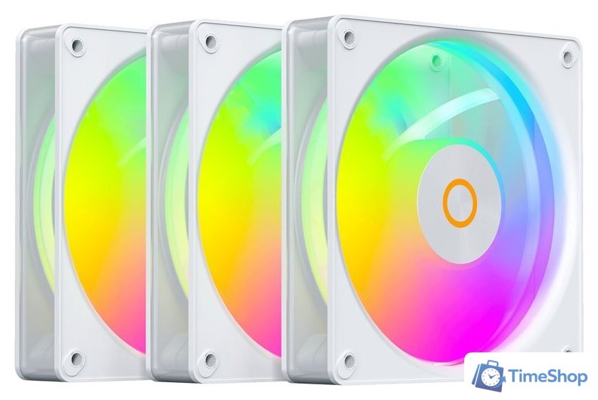 Комплект вентиляторов для корпуса Ocypus Gamma F12 Elite WH ARGB Reverse Blade 3IN1 - Изображение №1 — Интернет-магазин Time-Shop