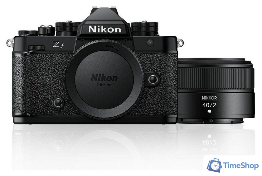 Беззеркальный фотоаппарат Nikon Zf Kit 40mm f/2 SE (черный) - Изображение №5 — Интернет-магазин Time-Shop