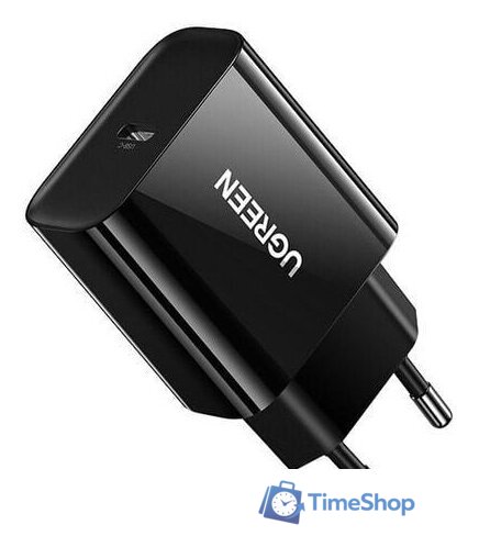 Сетевое зарядное Ugreen CD137 10191 (черный) - Изображение №1 — Интернет-магазин Time-Shop