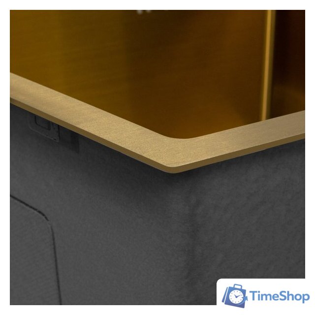 Кухонная мойка ARFEKA Eco AR 500*500 Golden PVD Nano - Изображение №9 — Интернет-магазин Time-Shop