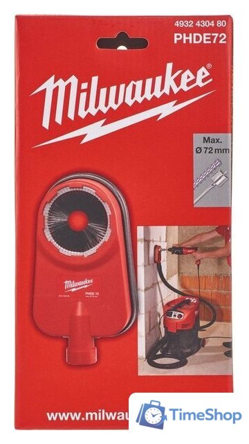 Пылеотвод Milwaukee PHDE72 4932430480 - Изображение №3 — Интернет-магазин Time-Shop