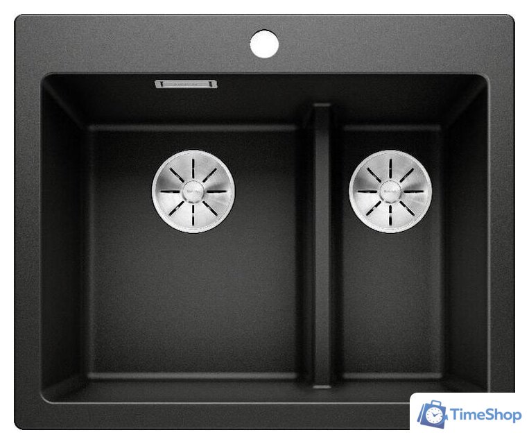 Кухонная мойка Blanco Pleon 6 Split 525955 (черный) - Изображение №1 — Интернет-магазин Time-Shop