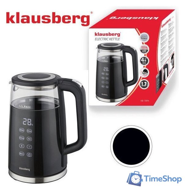 Электрический чайник Klausberg KB-7894 - Изображение №12 — Интернет-магазин Time-Shop