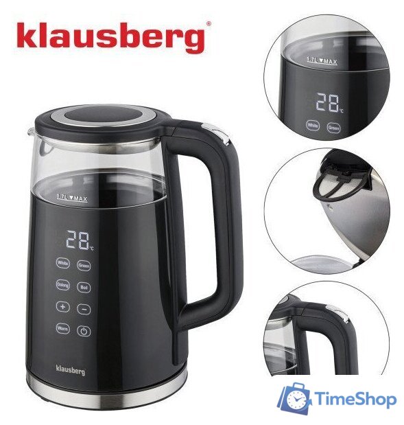 Электрический чайник Klausberg KB-7894 - Изображение №7 — Интернет-магазин Time-Shop