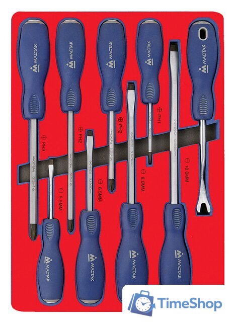 Набор отверток Мастак 5-4009D (9 предметов) - Изображение №1 — Интернет-магазин Time-Shop