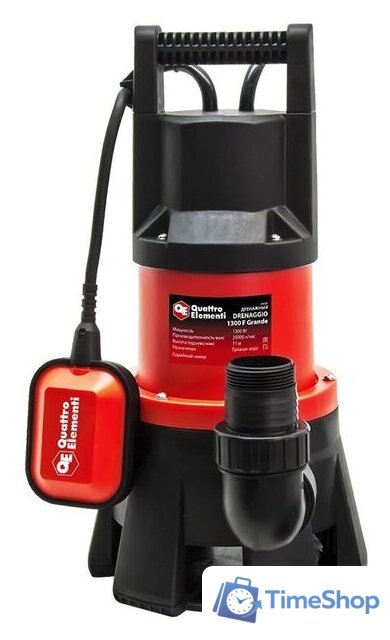 Дренажный насос Quattro Elementi Drenaggio 1300 F Grande - Изображение №2 — Интернет-магазин Time-Shop