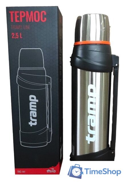 Термос TRAMP Travel Line 2.5л TRC-141м (серебристый) - Изображение №6 — Интернет-магазин Time-Shop