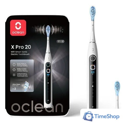 Электрическая зубная щетка Oclean X Pro 20 (белый) - Изображение №1 — Интернет-магазин Time-Shop
