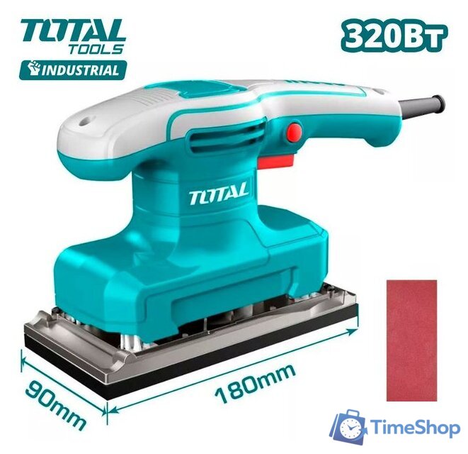 Виброшлифмашина Total TF1301836 - Изображение №1 — Интернет-магазин Time-Shop