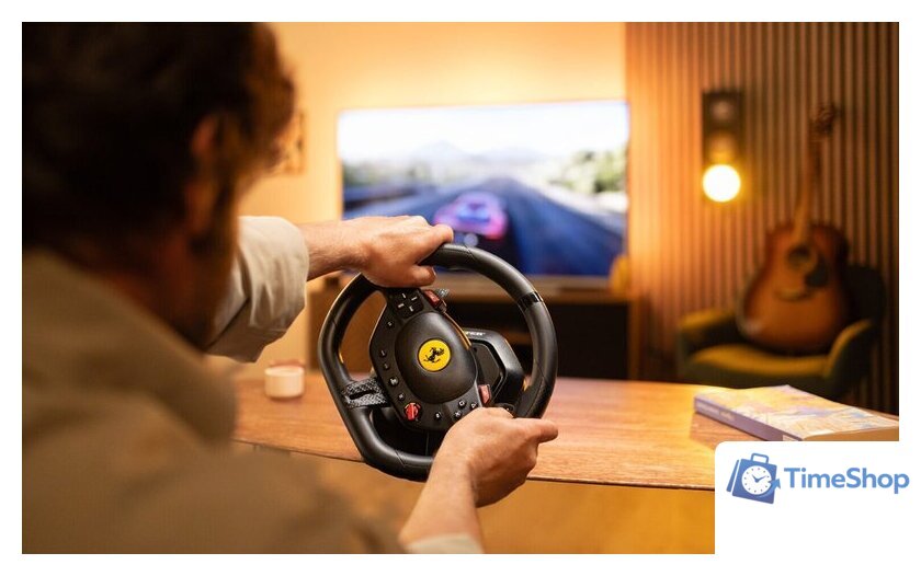 Руль Thrustmaster T98 Ferrari 296 GTB (для PlayStation 5) - Изображение №5 — Интернет-магазин Time-Shop