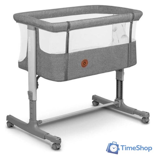 Приставная детская кроватка Lionelo Aurora (grey concrete) - Изображение №1 — Интернет-магазин Time-Shop