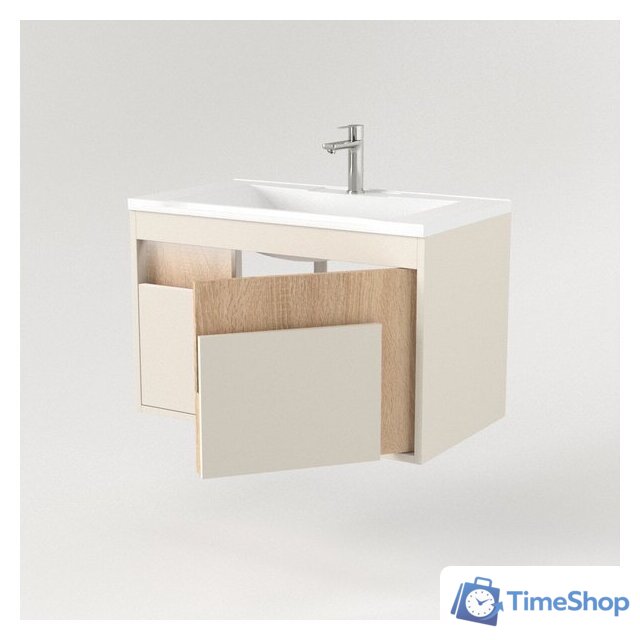  Дабер Тумба под умывальник 016 Тобага/Эридан 80 Т16.8Т.0.18_light (с подсветкой, бежевый/дуб бардолино) - Изображение №3 — Интернет-магазин Time-Shop