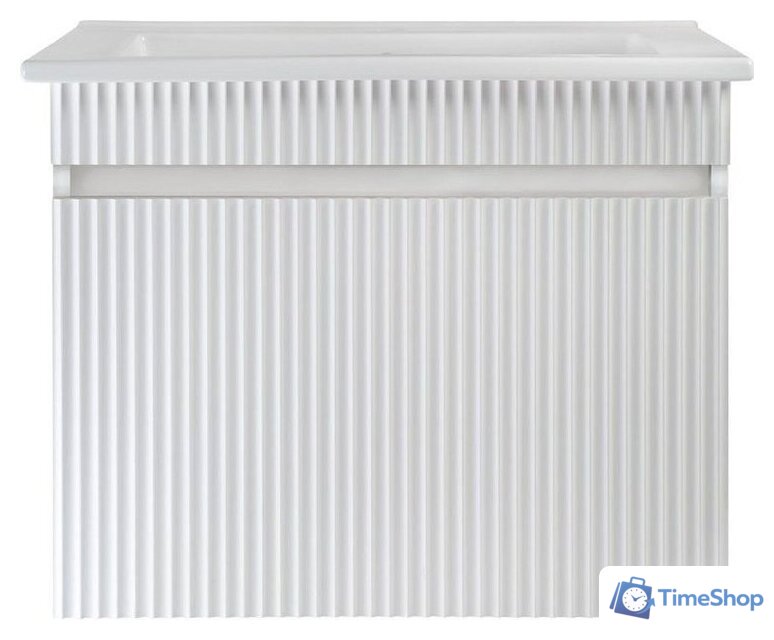  Runo Тумба с умывальником Модена 75 + Оскар 75 (подвесная, белый) - Изображение №6 — Интернет-магазин Time-Shop