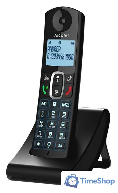 Радиотелефон Alcatel F685 (черный) - Изображение №1 — Интернет-магазин Time-Shop