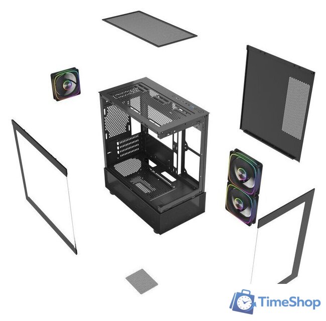 Корпус Powercase Vision Micro M2 ARGB CVMBM2-A3 - Изображение №8 — Интернет-магазин Time-Shop