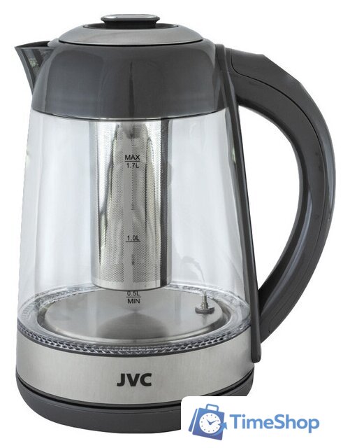 Электрический чайник JVC JK-KE1710 (серый) - Изображение №1 — Интернет-магазин Time-Shop