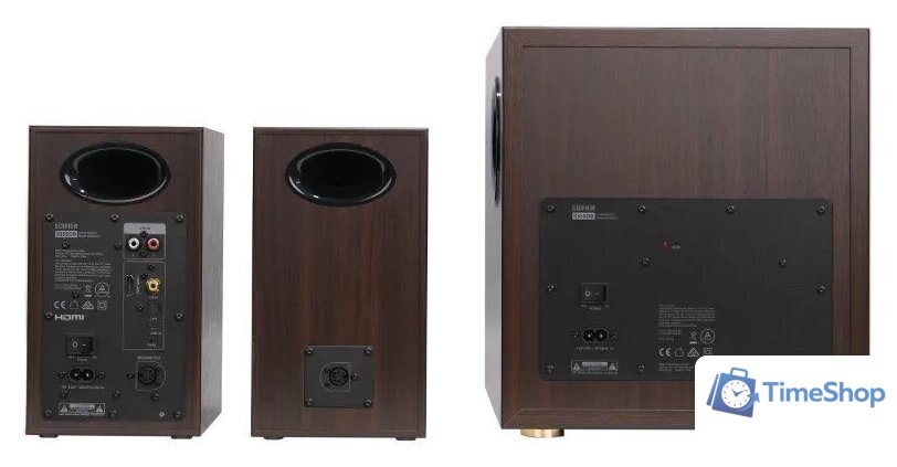 Акустика Edifier S355DB (коричневый) - Изображение №3 — Интернет-магазин Time-Shop